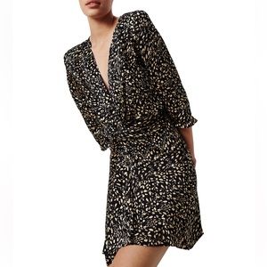 Ba&sh Erika twist front dress size 1 small